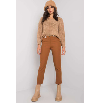 Spodnie Damskie Model LC-SP-22K-5001.81P light Brown - Pole&Pole