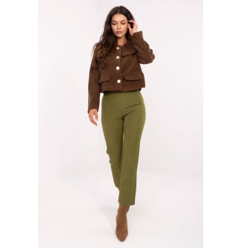 Spodnie Damskie Model IT-SP-FL9069.00 Oliwka - Rue Paris