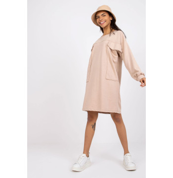 Sukienka Model EM-SK-717.33X Beige - Ex Moda