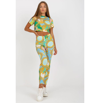 Spodnie Komplet Model DHJ-KMPL-15832.88 Green - Italy Moda