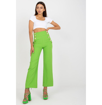 Spodnie Damskie Model DHJ-SP-16008.01X Light Green - Italy Moda