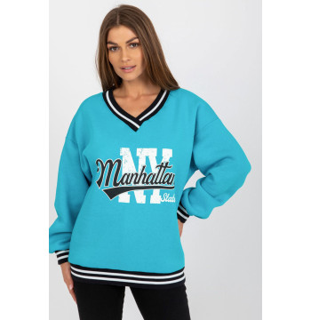 Bluza Damska Model EM-BL-754.42P Blue - Ex Moda