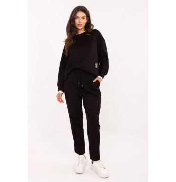 Spodnie Komplet Model IT-KMPL-9237.46 Black - Rue Paris