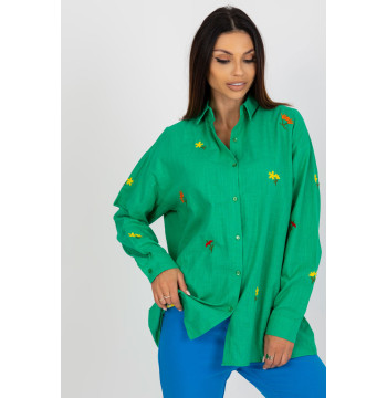 Koszula Damska Model TO-KS-7121.08P Green - Factory Price