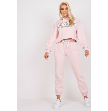 Spodnie Komplet Model EM-KMPL-720.01 White/Pink - Ex Moda