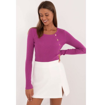 Sweter Damski Model AT-SW-2332-2.65 Dark Violet - AT