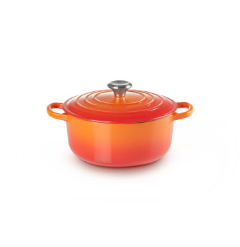 Le Creuset Signature Roaster okrągły piekarnik 22cm czerwony
