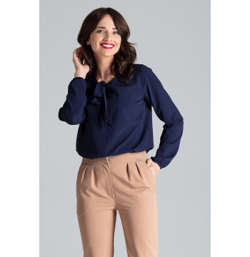 Bluzka Model L030 Navy - Lenitif