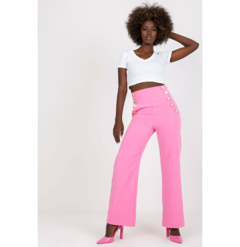 Spodnie Damskie Model DHJ-SP-16008.01X Pink - Italy Moda