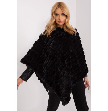 Sweter Ponczo Model AT-PN-2347.16 Black - AT