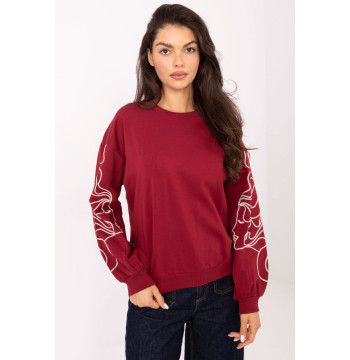 Bluza Damska ModelRV-BZ-A176.56 Bordo - Relevance