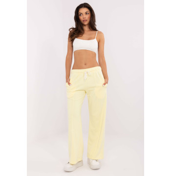 Spodnie dresowe Model RV-DR-A748.72 Light Yellow - Relevance