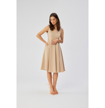 Sukienka Model S358 Beige - Stylove