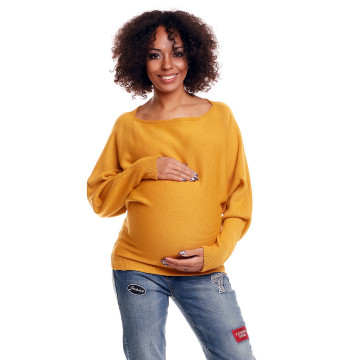 Sweter model 70003C Mustard - PeeKaBoo