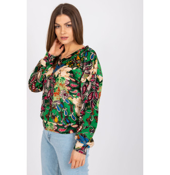 Bluzka Model DHJ-BZ-6033-2.46P Green - Italy Moda