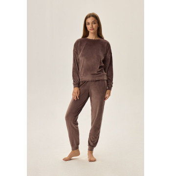 Spodnie Dres Damski Model Fain 41892-84X Coffee - Henderson