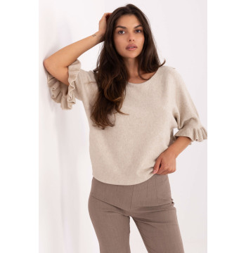 Sweter Damski Model IT-SW-99244.65 Light Beige - Italy Moda