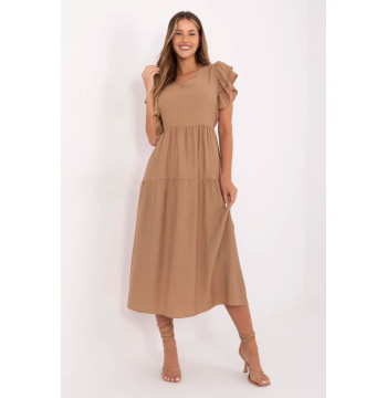 Sukienka Model MI-SK-A2489.21 Camel - Italy Moda