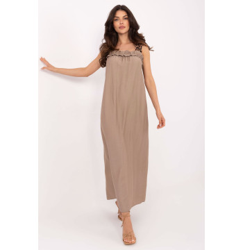 Sukienka Model MI-SK-A6412.68 Dark Beige - Italy Moda
