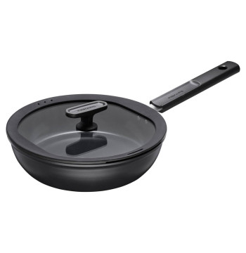Patelnia szefa kuchni 24 cm (2,2 L) z powłoką nieprzywierającą i z pokrywką Hard Face