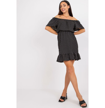 Sukienka Model RO-SK-ELB-2316.38X Black/White - Rue Paris