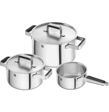 ZWILLING PURE Zestaw 3 garnków