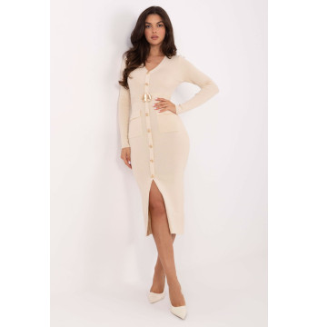 Sukienka Model PM-SK-DF61032.80 Light Beige - Factory Price