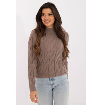 Sweter Damski Model AT-SW-2235.00P Brown - AT