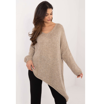 Sweter Damski Model TW-SW-BI-1925.85 Beige - Och Bella