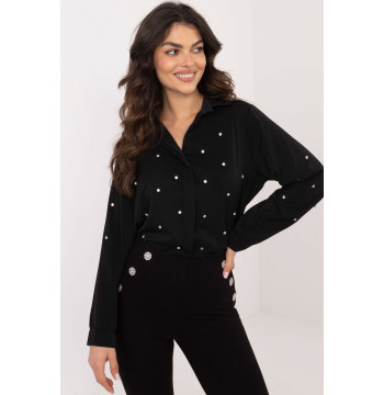 Koszula Damska Model DHJ-KS-18397.47P Black - Italy Moda