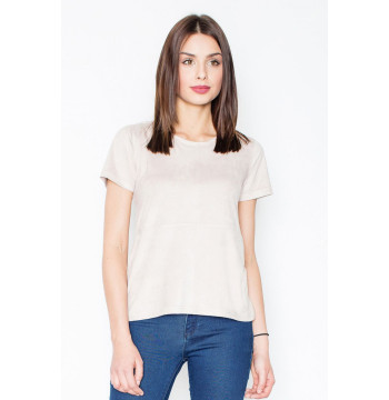 Bluzka Model M458 Beige - Figl
