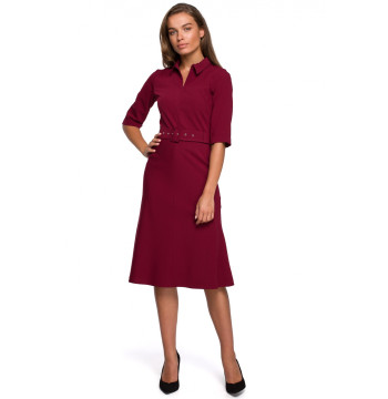 Sukienka Model S231 Bordo - Stylove