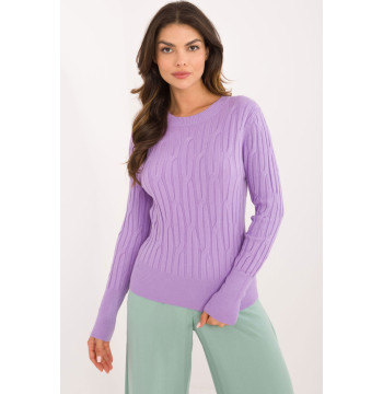 Sweter Damski Model AT-SW-2338-2.61 Light Violet - AT