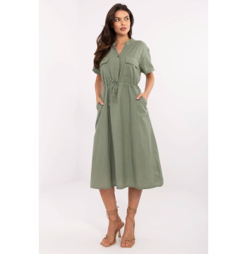 Sukienka Model MI-SK-109898.68 Khaki - Italy Moda