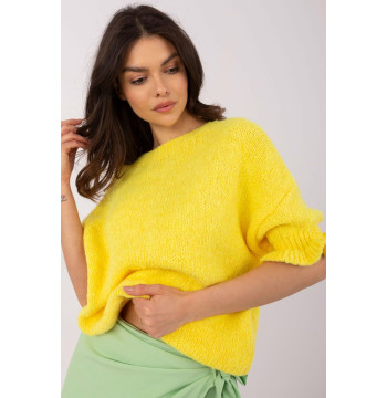 Sweter Damski Model MI-SW-2913.99 Yellow - Italy Moda