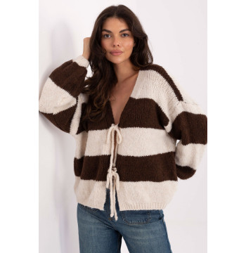 Sweter Damski Model MI-SW-0109.79 Brown - Rue Paris