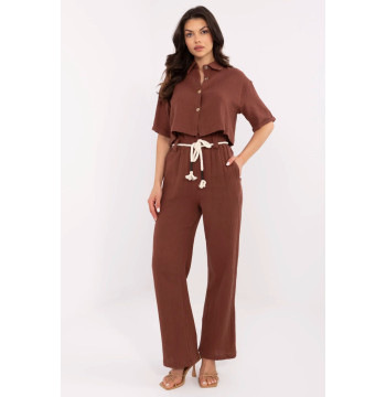 Spodnie Komplet Model NM-KMPL-JK62597.19P Brown - NM