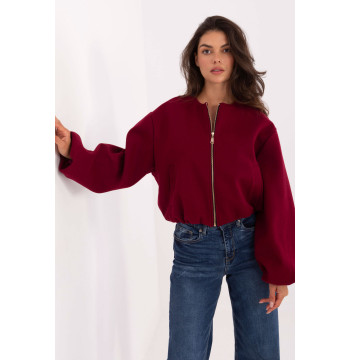 Kurtka Damska Model IT-KR-A8612.46 Bordo - Rue Paris