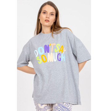 T-shirt Damski Model FA-TS-7733.91P Grey - Fancy