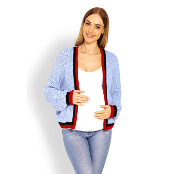 Sweter Ciążowy Model 60004C Sky Blue - PeeKaBoo