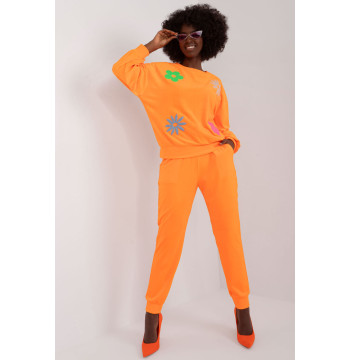 Spodnie Komplet Model DHJ-KMPL-8655.05 Fluo Orange - Italy Moda