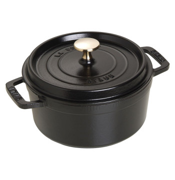 Garnek żeliwny okrągły STAUB 40509-485-0 - czarny 1.7 ltr