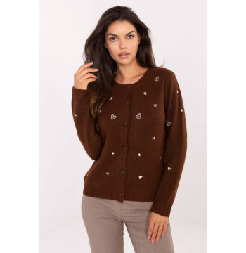 Sweter Damski Model PM-SW-F510.29 Brown - Factory Price