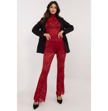 Spodnie Damskie Model MI-SP-K69-2.56 Red - Italy Moda