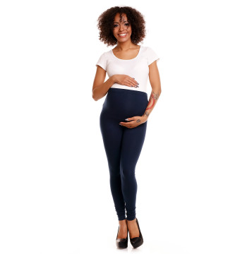Legginsy Ciążowe Model 1469B Navy - PeeKaBoo
