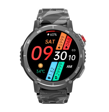 Smartwatch Męski RUBICON RNCF08 Black/Moro SMARUB232