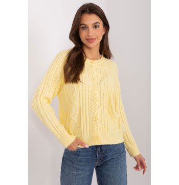 Sweter Damski Model AT-SW-2346-2.99P Light Yellow - AT