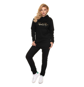 Spodnie Dres Damski Model 0196 Black - PeeKaBoo