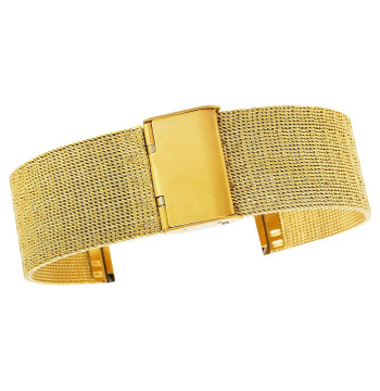 Bransoleta Fashion Mesh Złota IPG 22 mm FA22G