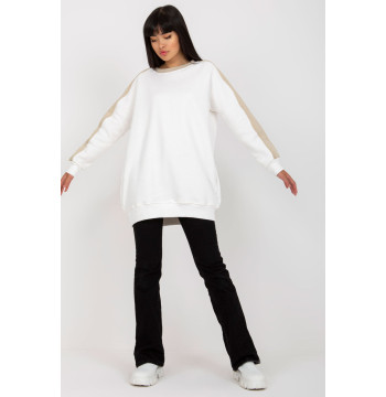 Bluza Damska Model RV-TU-8231.78P White/Beige - Rue Paris